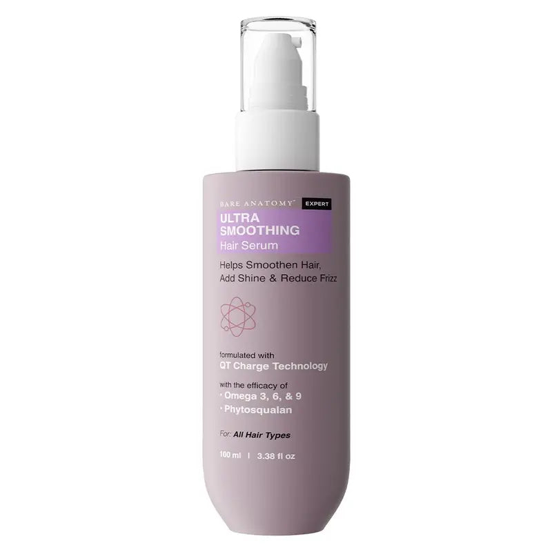 Ultra Smoothing Hair Serum – Reduce Frizz & Deep Hydration | Niacinamide + Carbohydrate Complex for Silky, Smooth Hair | Vegan, SLS & Paraben-Free